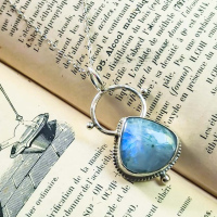 VENDU Protection labradorite bleuté