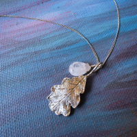 Pendentif feuille de chêne