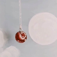 Pendentif Pivoine VENDU